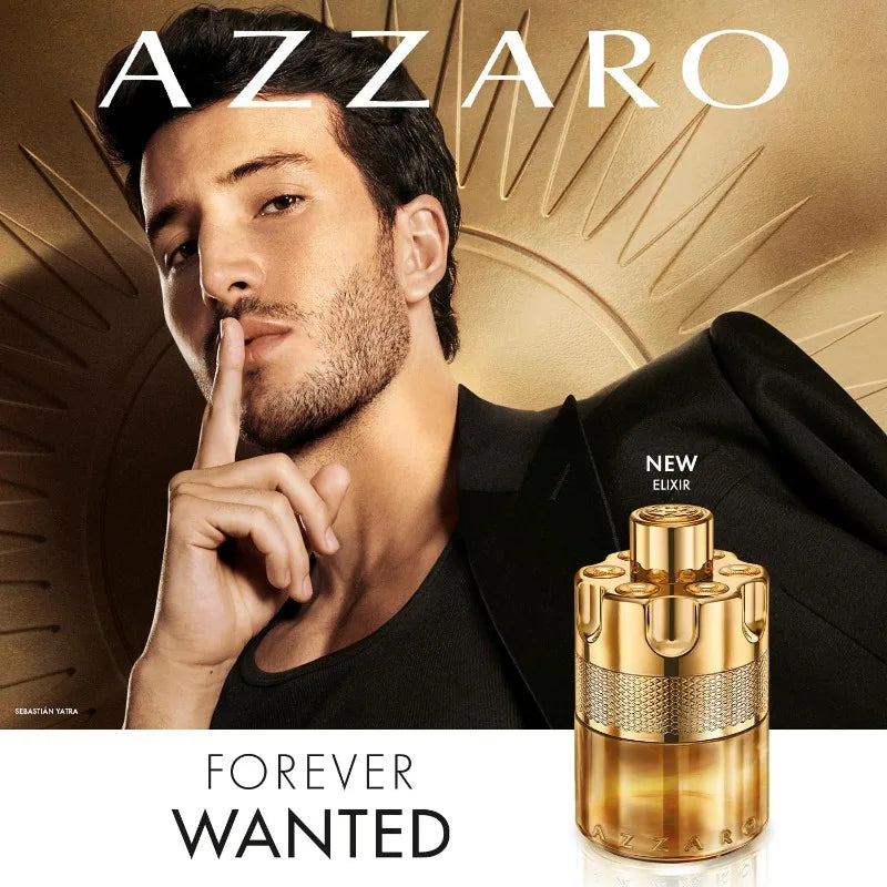 Azzaro Forever Wanted Elixir – Luxurious 2025 Leather Parfum for Men | Long-Lasting 100ml French Fragrance
