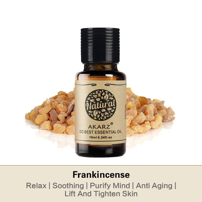 ✨ AKARZ Pure Frankincense Essential Oil – Natural Anti-Aging Elixir for Skin, Body & Aromatherapy (10ml)