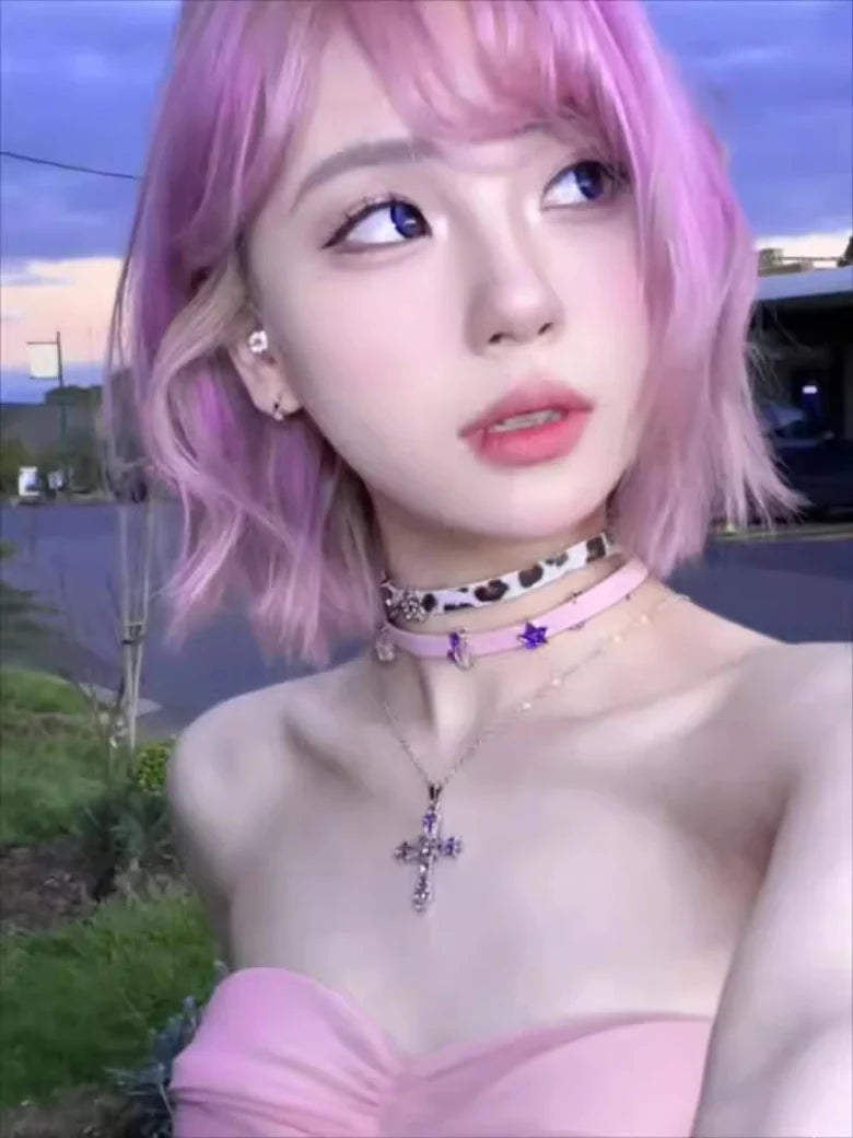 ✨ Luxe Gothic Zircon Cross Pendant Necklace – Y2K Aesthetic Punk Statement Jewelry (Unisex)