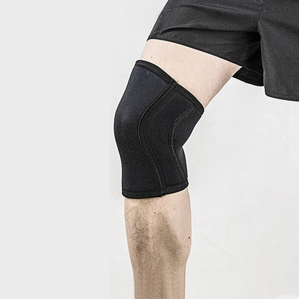 7mm Neoprene Knee Brace Compression Sleeve – Thickened Non-Slip Knee Support for Meniscus Tear, Running, Weightlifting & Workout