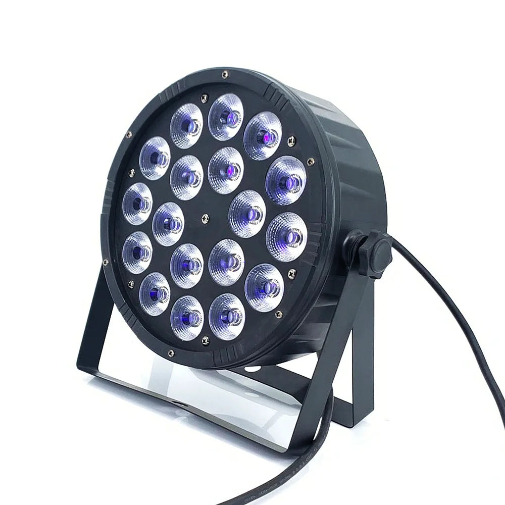 18X18W RGBWA/UV LED PAR Light/ disco light dmx512 control LED wash light stage professional dj equipment 100% new