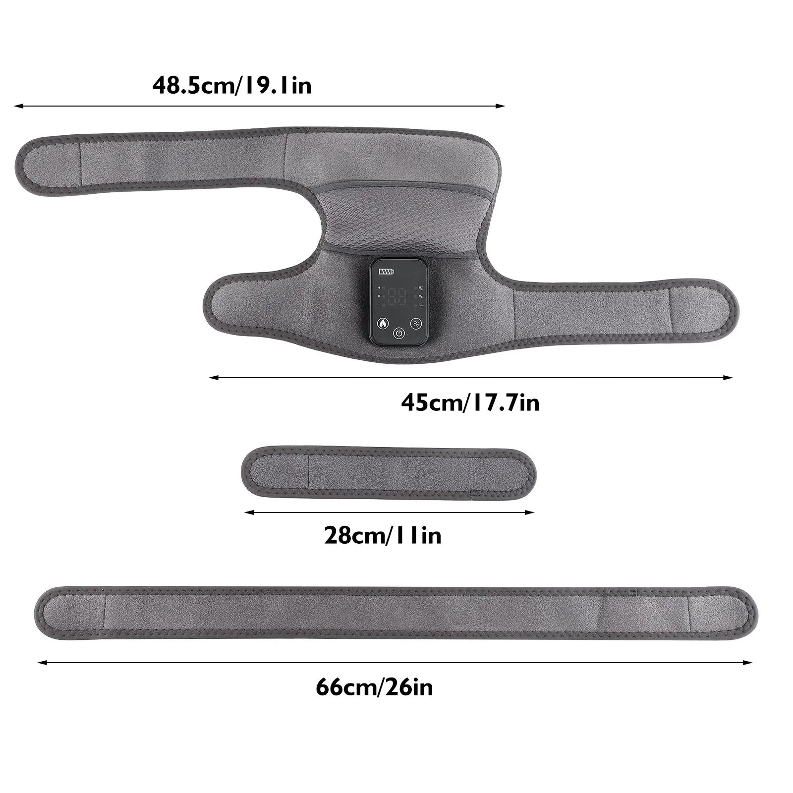 Knee Heating Massager Joint Physiotherapy Hot Compress Vibration Massage Elbow Shoulder Support Thermal Knee Pad Relieve Arthrit