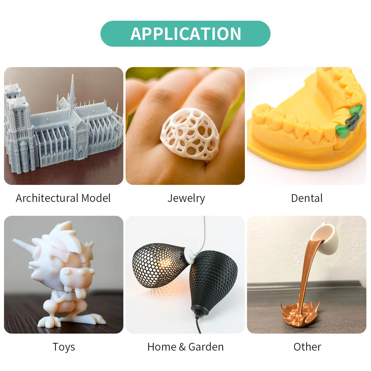 SUNLU 1kg Standard UV Resin for LCD 3D Printer – High-Precision Photopolymer Resin 405nm UV Curing, Easy to Use & Durable