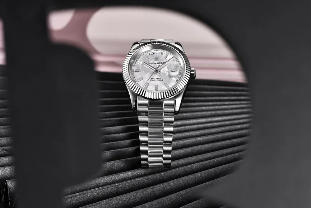 2025 PAGANI DESIGN DD40 Rose Gold Men’s Automatic Mechanical Watch – Luxury Sapphire Crystal Timepiece