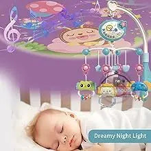 Yokibo Musical Baby Crib Mobile with Soothing Lights & 400 Melodies — Remote Control Infant Toy