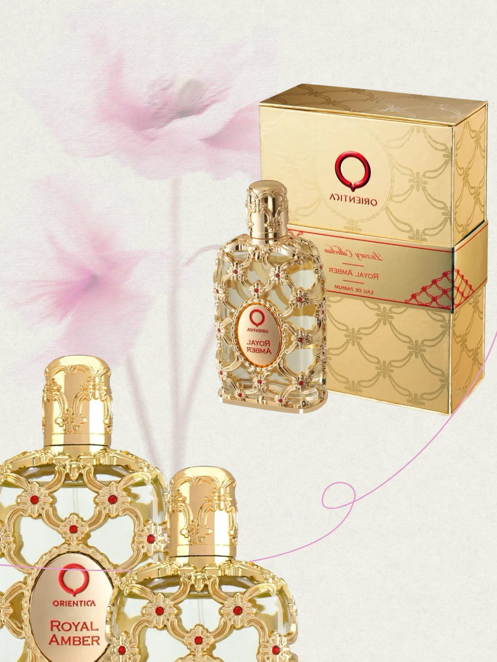 Orientica Royal Amber Rouge Oud Saffron Unisex Eau De Parfum – Long-Lasting Woody Rose Cologne