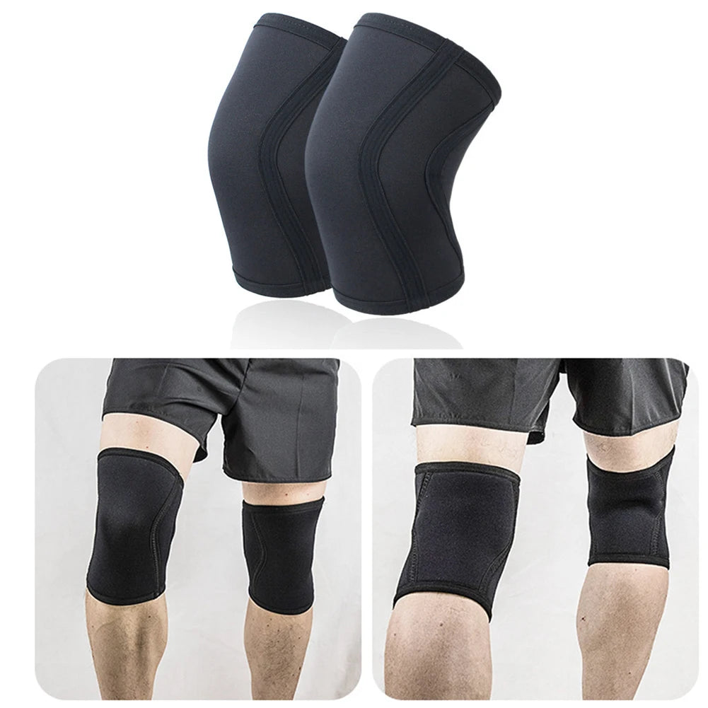 7mm Neoprene Knee Brace Compression Sleeve – Thickened Non-Slip Knee Support for Meniscus Tear, Running, Weightlifting & Workout