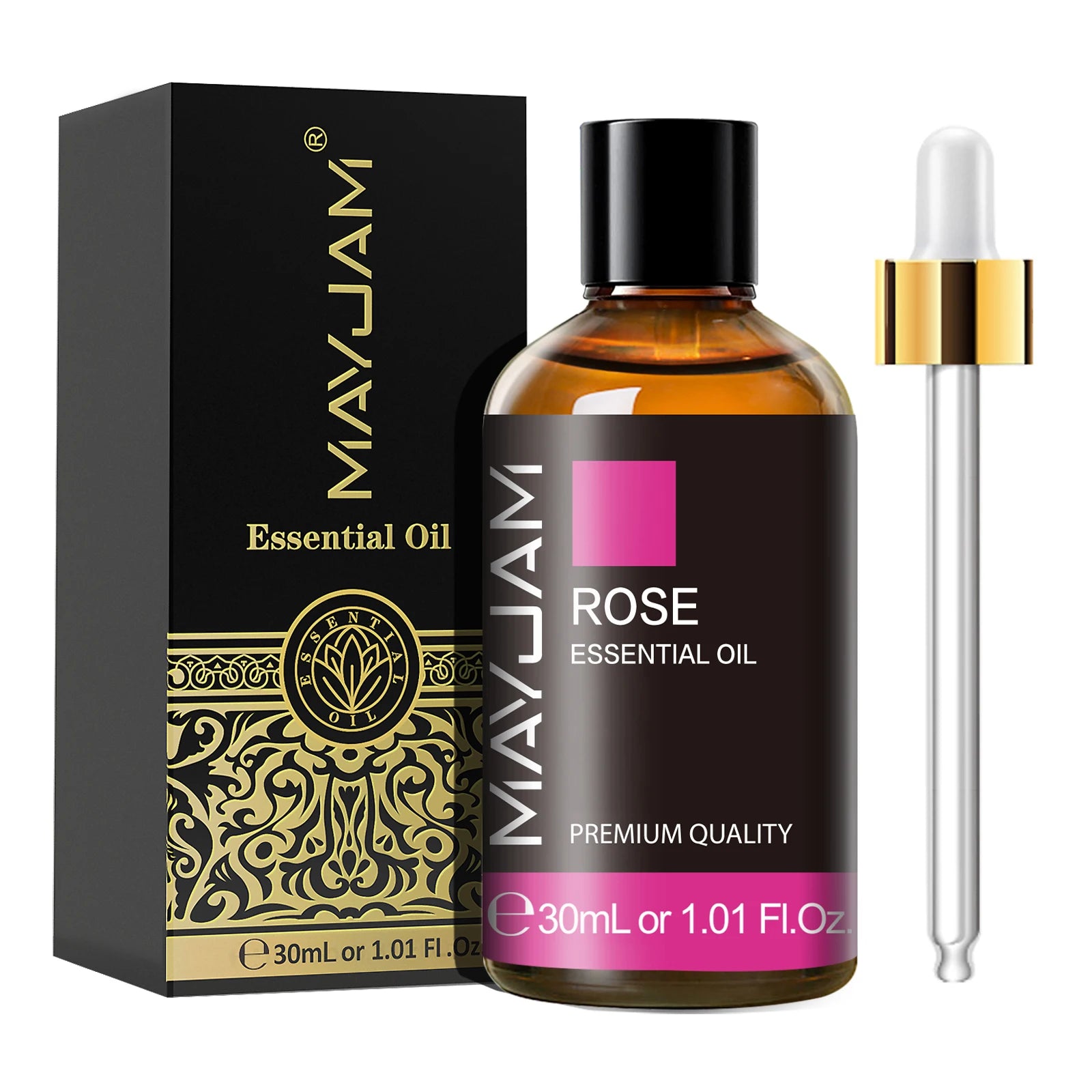 MAYJAM Pure Essential Oils 30ml – Rose, Lavender, Jasmine & More for Aromatherapy, Spa & DIY Beauty