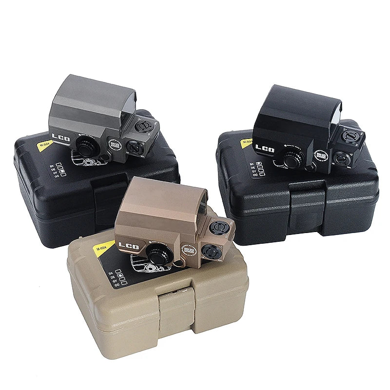 Tactical LCO Reflex Sight – Red/Green Dot Holographic Scope for 20mm Rail | Waterproof, Ultra-Durable Aluminum Sight
