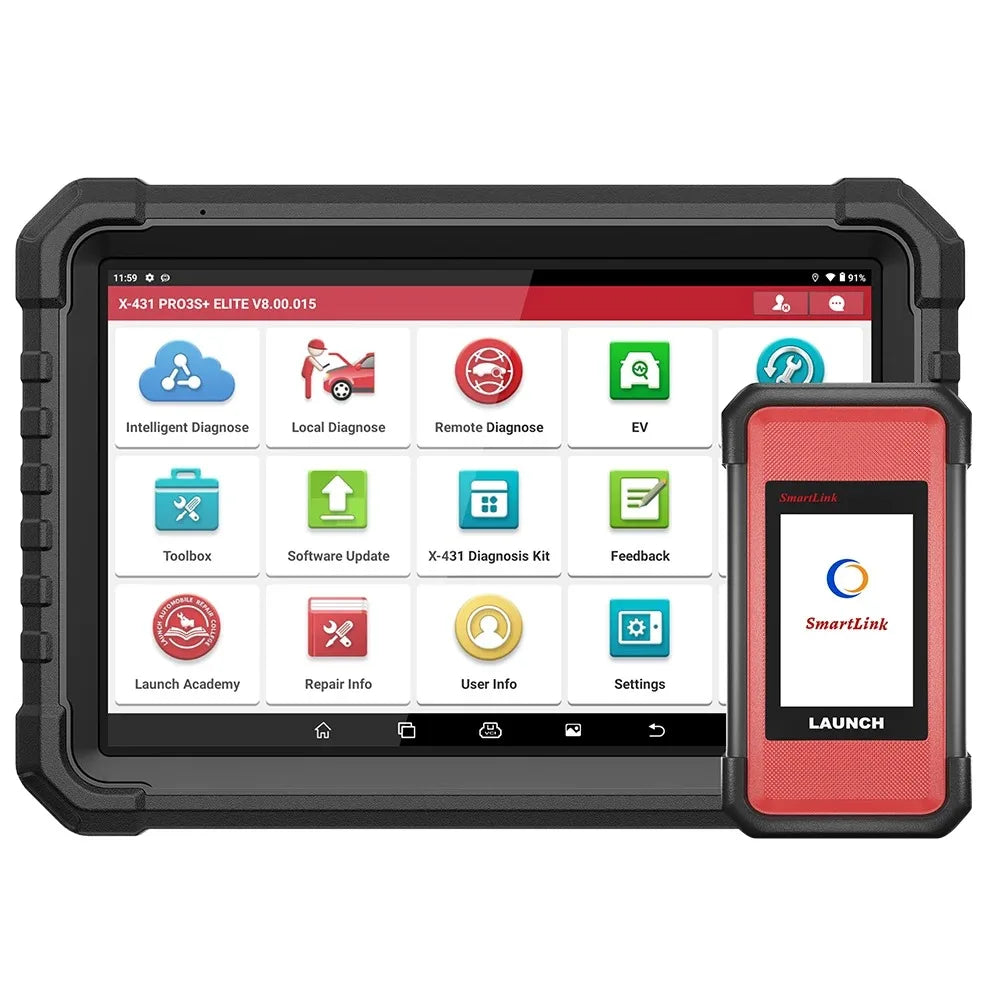 2025 LAUNCH X-431 PRO3S+ Elite V2.0 SmartLink C — Premium All-System Diagnostic Tablet with ECU Coding, J2534 Programming & Topology Mapping