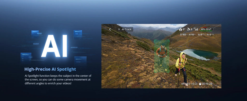 Potensic ATOM 2 Camera Drone, 4K HDR Video, 8K Photo, 3-Axis Gimbal,Under 249g, Vertical Shooting,10-KM, AI Night Shot, AI Track