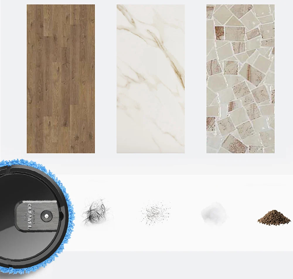 ✨ 3-in-1 Smart Robot Floor Cleaner – Mopping, Sweeping & Humidifying | USB Rechargeable Auto Dust Sweeper