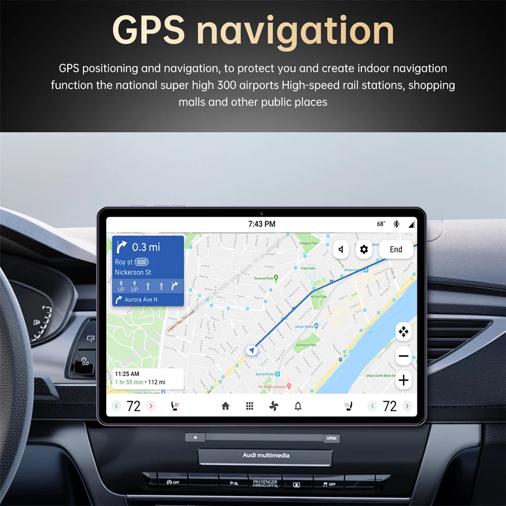 Pad 7S Pro 10" Android Tablet – Ultra-Slim 5G Dual SIM Tablet with 2TB Storage, Snapdragon Performance & 10000mAh Battery