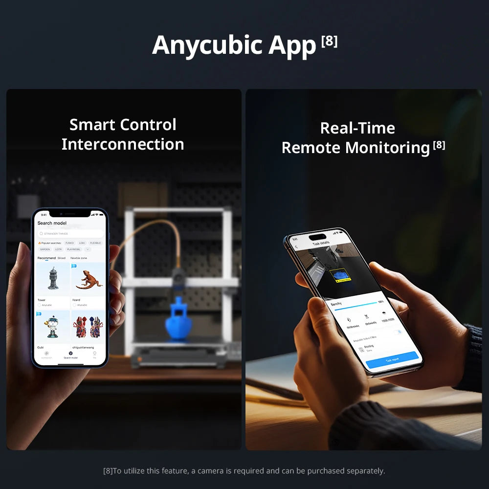 Anycubic Kobra 3 Max Combo – Ultra-Large Multi-Color 3D Printer with 600mm/s High-Speed Printing, Smart App Control & 8-Color ACE Pro System