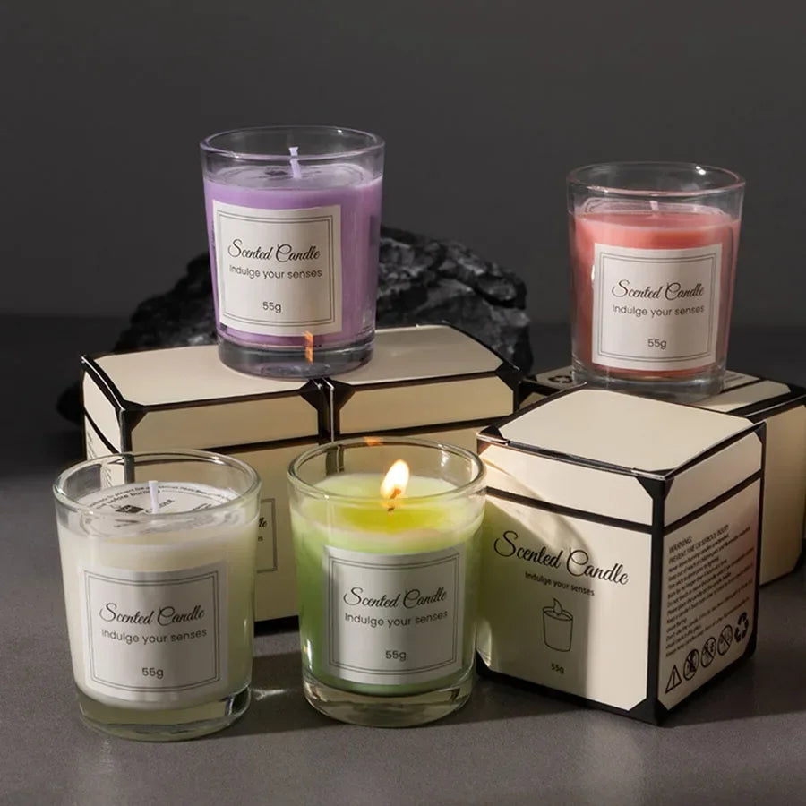 Candle Fragrance Atmosphere Companion Gift Hotel Clubhouse Smoke free Aromatherapy Candles