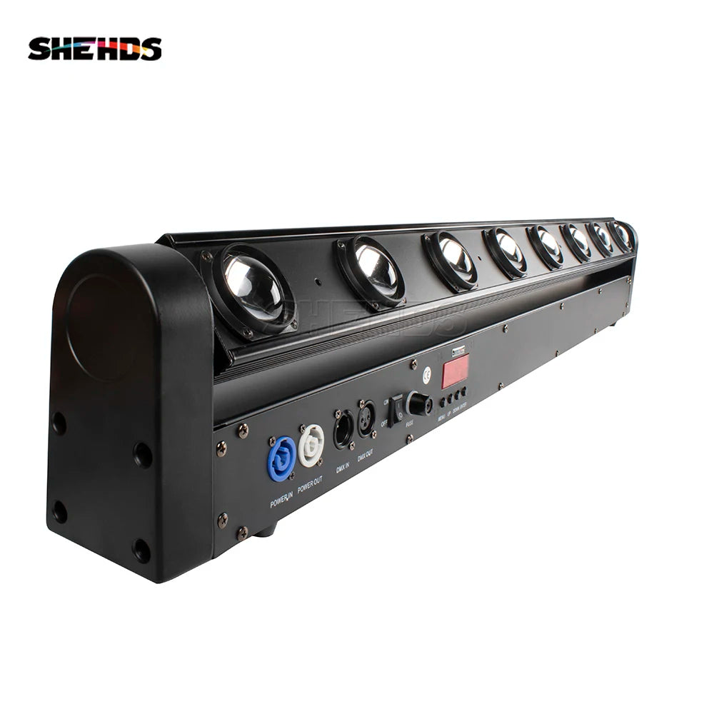 SHEHDS 8x12W RGBW LED Beam Moving Head Light – Professional DJ & Wedding Stage Lighting