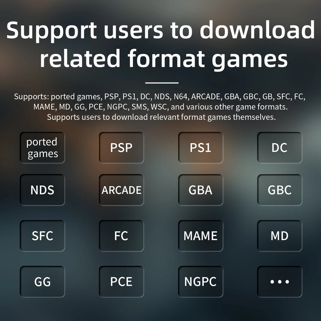 ANBERNIC RG40XX H Retro Handheld Game Console – 4” IPS Screen, 64GB Storage & 5000+ Games
