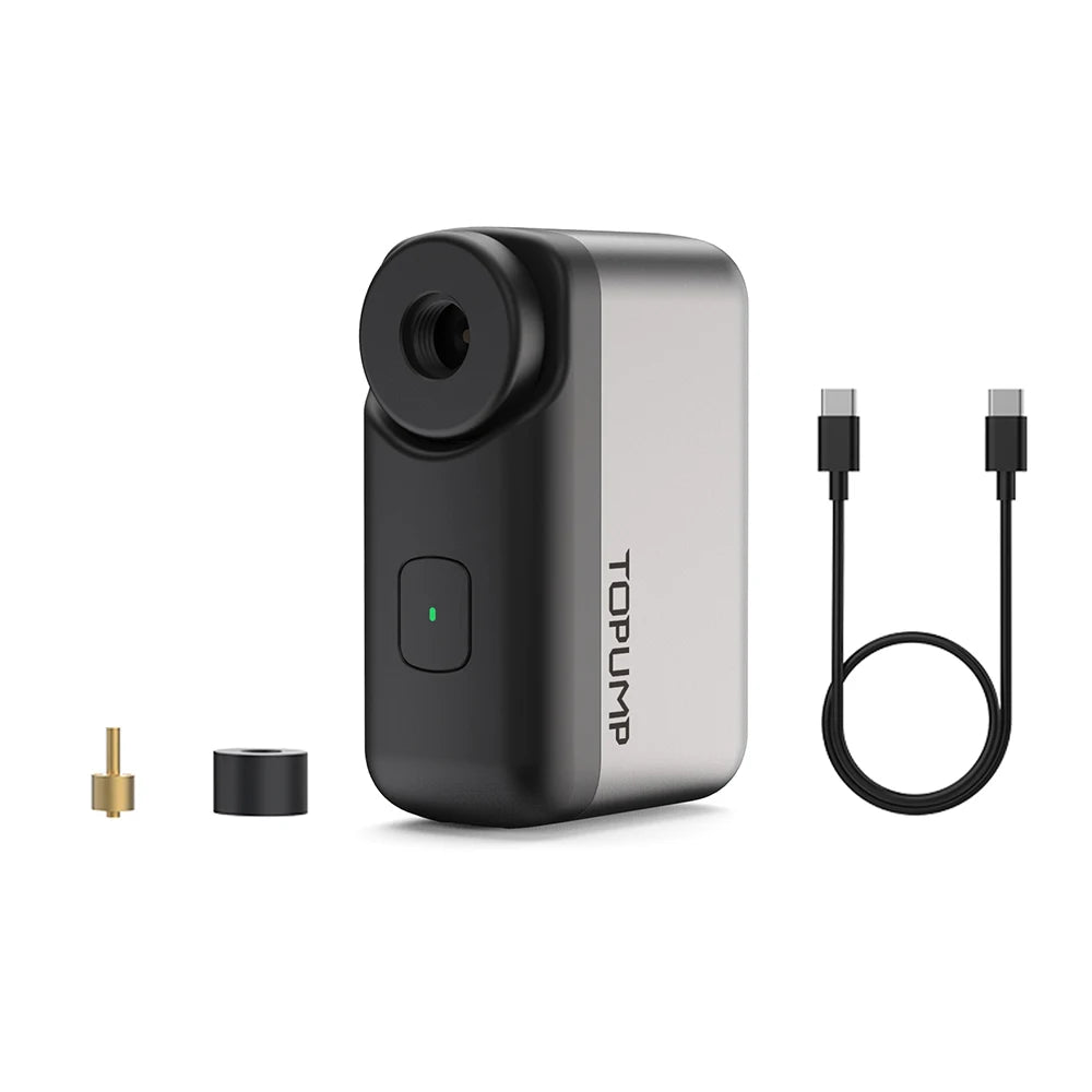 Ultra-Compact Portable Electric Bike Pump – 120PSI Mini Pump with Auto Shut-Off & Presta/Schrader Valve