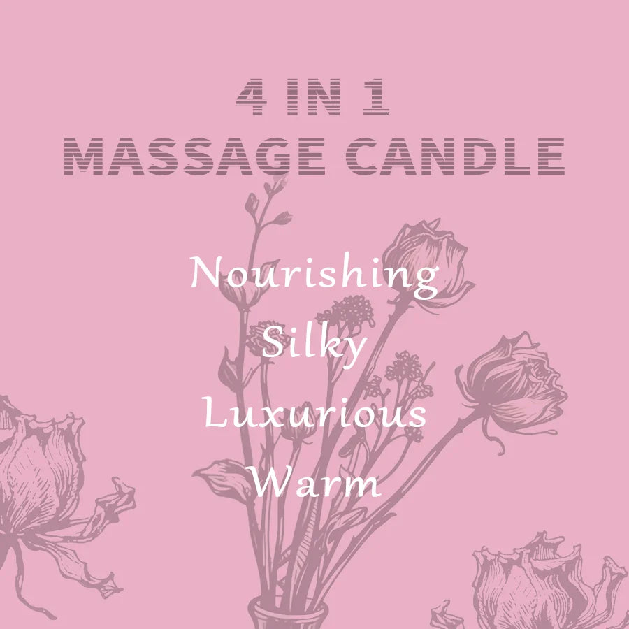 Massage Candle , For Meditation, Yoga, SPA, Bedroom Nighttime, Aesthetic Home & Desk Decor, Unisex Party Favor & Small Gift-2oz