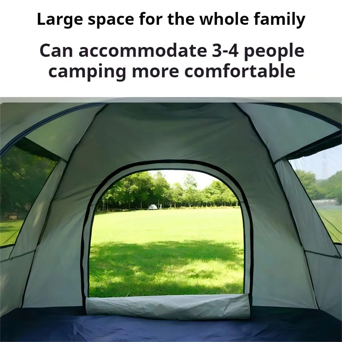 Automatic Quick-opening Tent Outdoor Self-driving Travel Camping Tent Automatic Quick-open Tent Two doors and two windows
