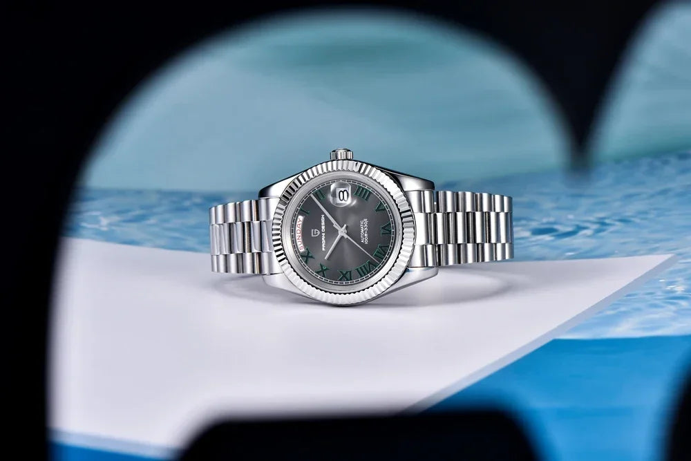 2025 PAGANI DESIGN DD40 Rose Gold Men’s Automatic Mechanical Watch – Luxury Sapphire Crystal Timepiece