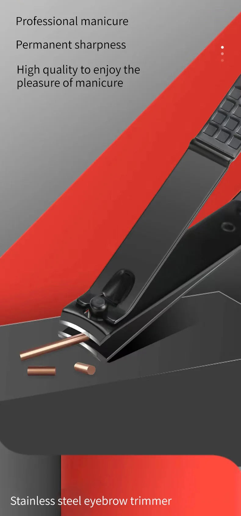 ✨ Luxe Carbon-Steel 24-Piece Nail Care Kit – Professional Manicure & Pedicure Set (Black + Red Edition)