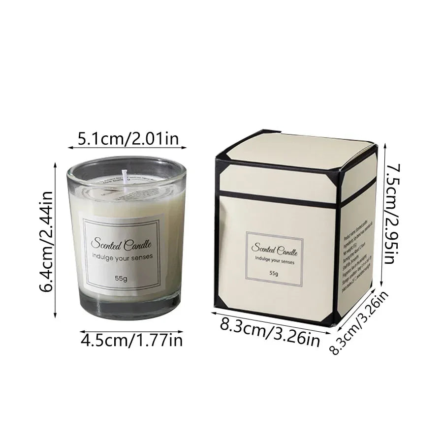 Candle Fragrance Atmosphere Companion Gift Hotel Clubhouse Smoke free Aromatherapy Candles