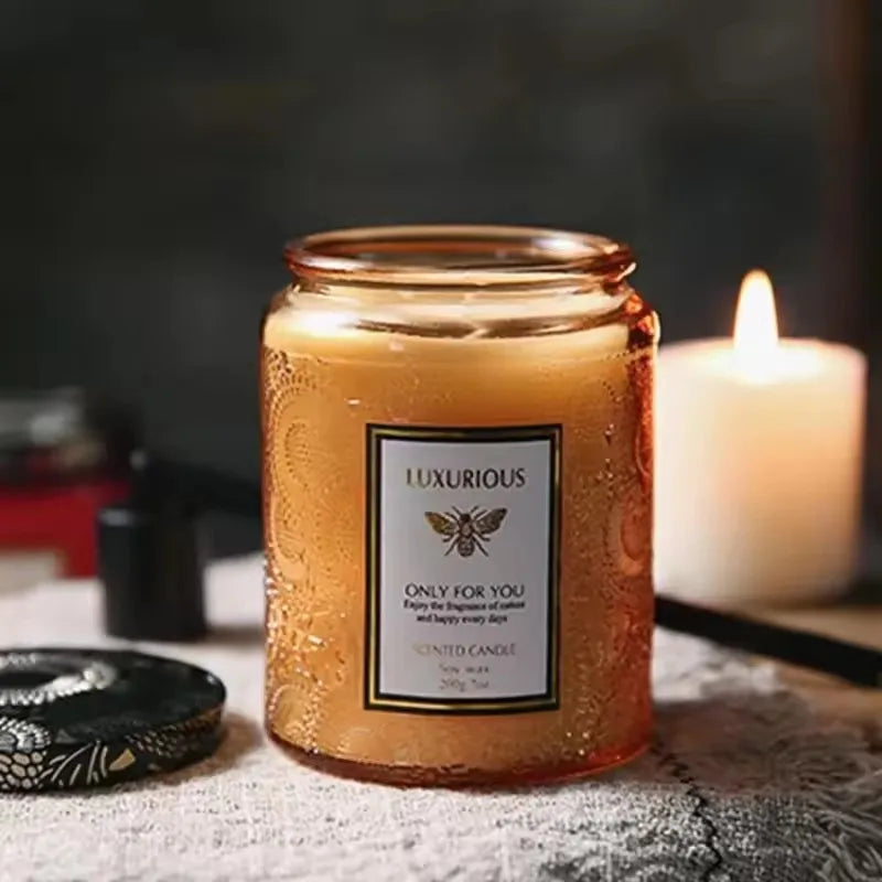 one Fragrant Candle Cans Room Decoration Soy Wax Smokeless Aroma Low Temperature Romantic Oil Fragrance Velas Birthday Candles