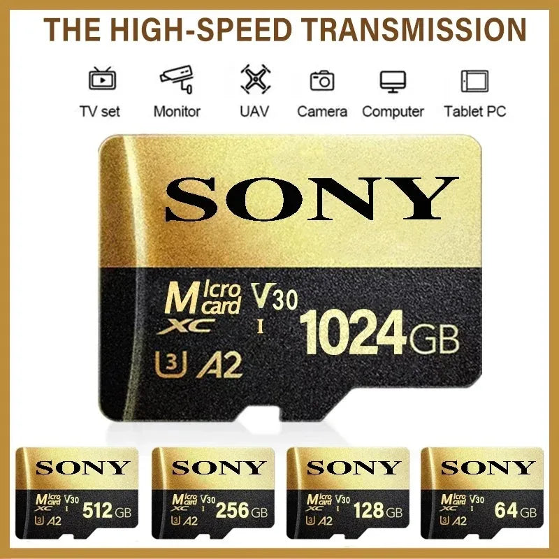 SONY Micro SD Card 1TB High-Speed Multi-Functional Memory