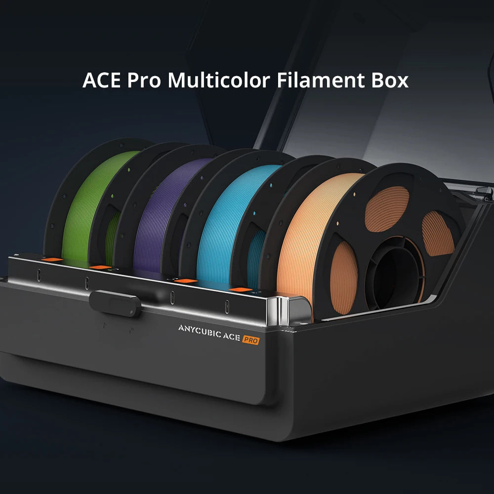 Anycubic Kobra 3 Max Combo – Ultra-Large Multi-Color 3D Printer with 600mm/s High-Speed Printing, Smart App Control & 8-Color ACE Pro System