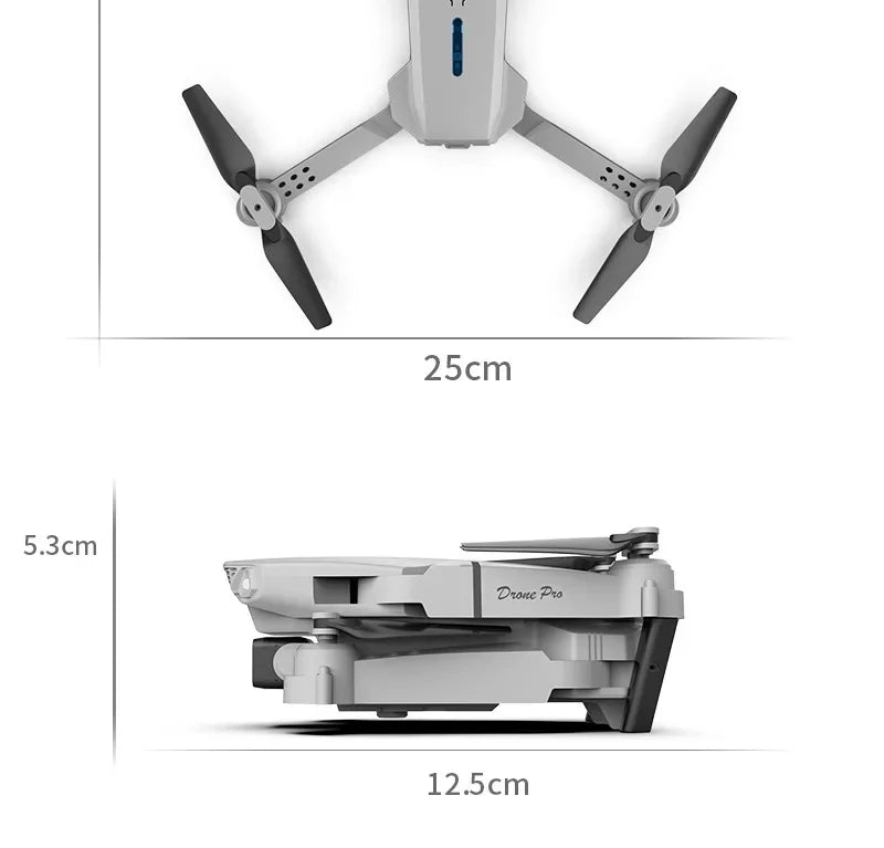 ✨ 2025 E88 Pro Foldable 4K FPV Drone – Wide-Angle HD Dual Camera, Altitude Hold & Beginner-Friendly Aerial Fun ✨