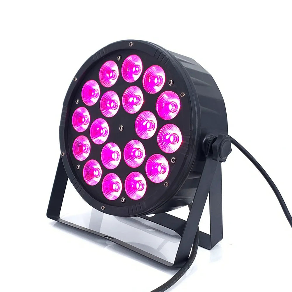 18X18W RGBWA/UV LED PAR Light/ disco light dmx512 control LED wash light stage professional dj equipment 100% new
