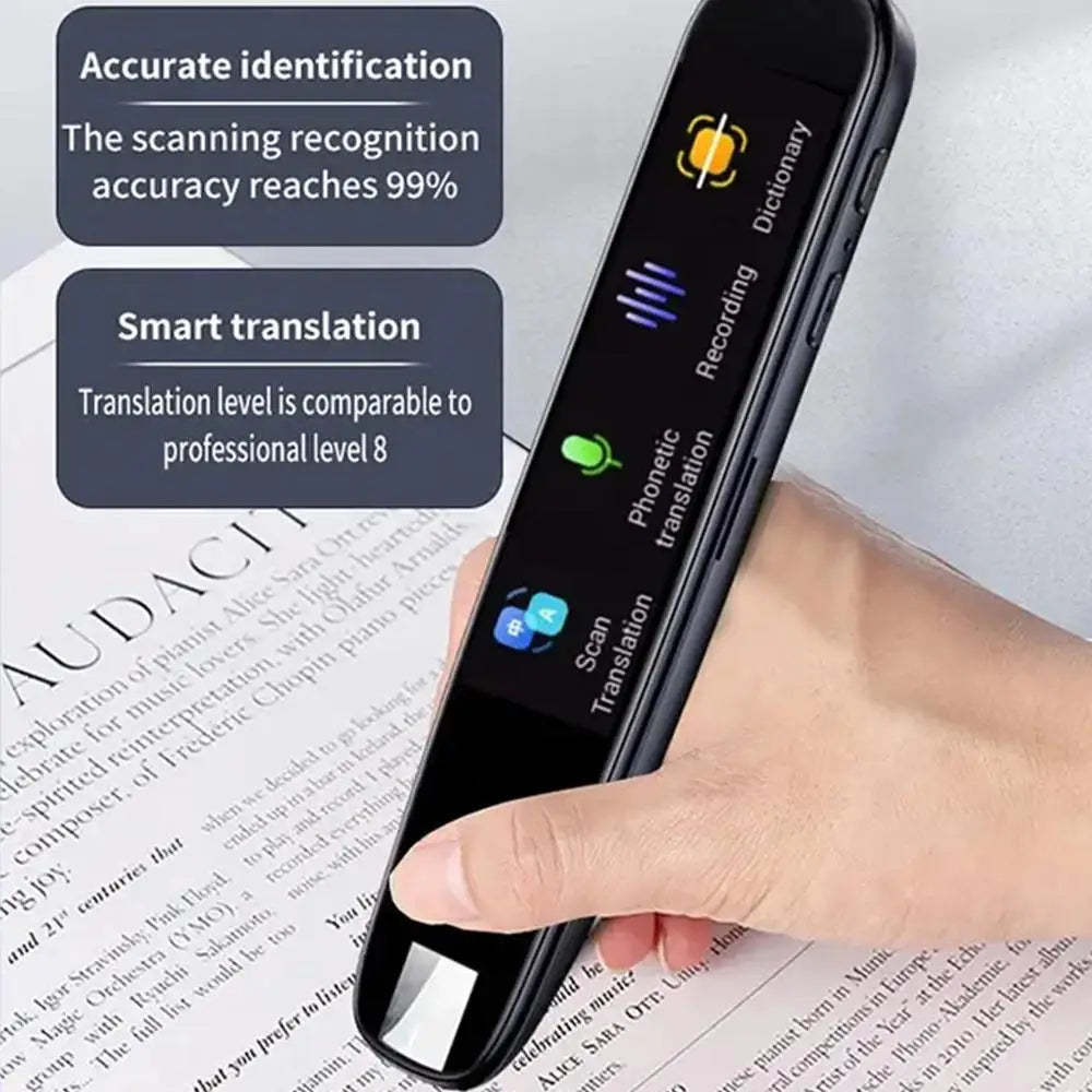 Offline 123-Language Smart Translation Pen - Intelligent Scanning Dictionary for Students and Teachers