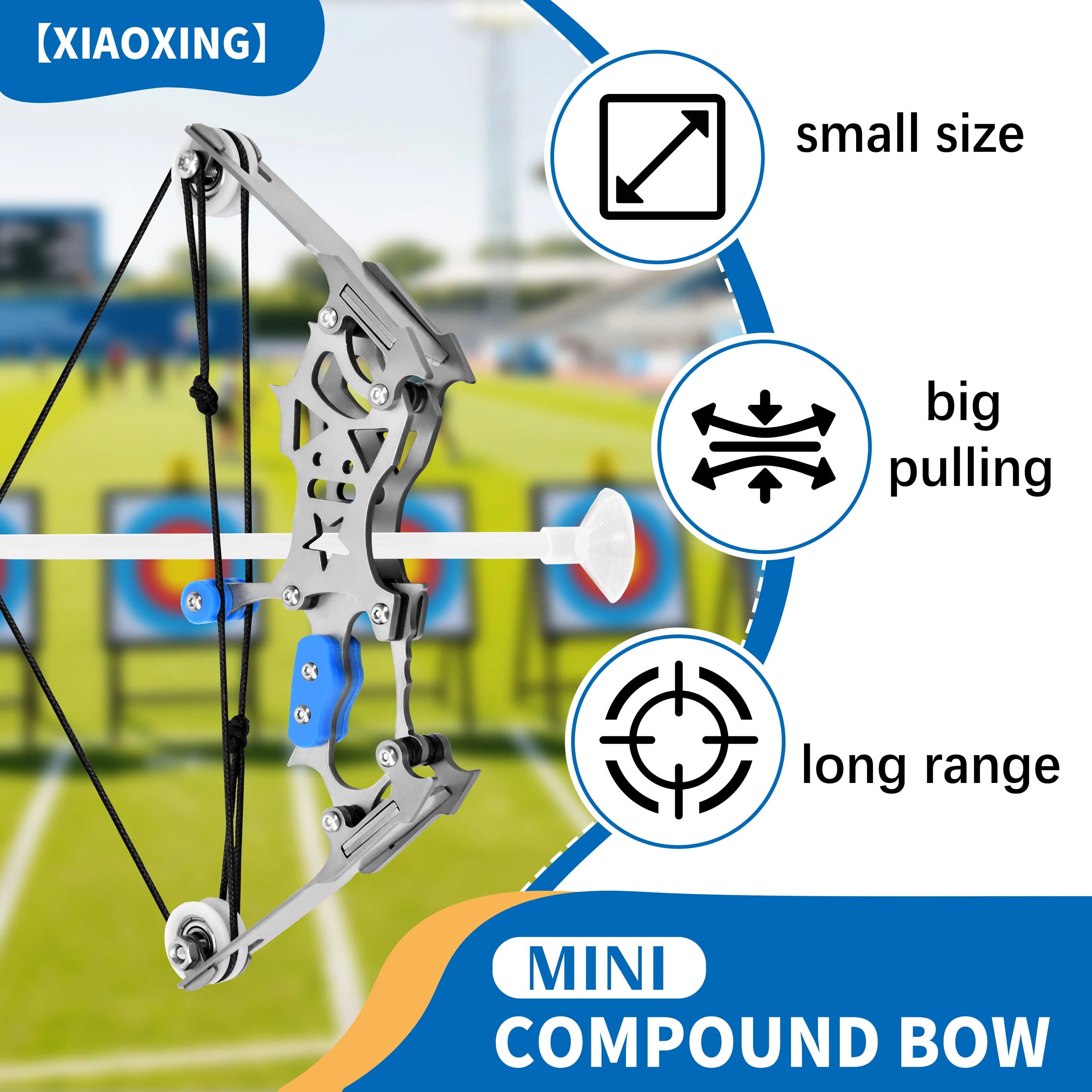 Mini Compound Bow Set – Indoor & Outdoor Archery Practice for Kids and Adults