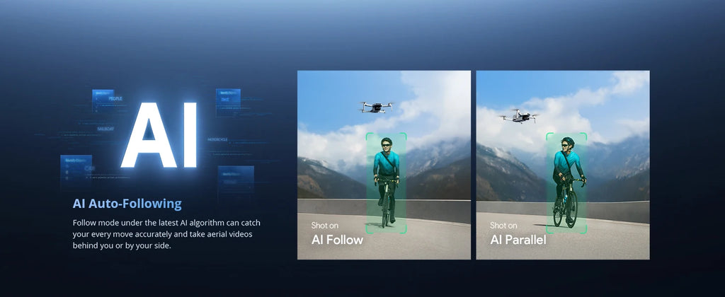 Potensic ATOM 2 Camera Drone, 4K HDR Video, 8K Photo, 3-Axis Gimbal,Under 249g, Vertical Shooting,10-KM, AI Night Shot, AI Track