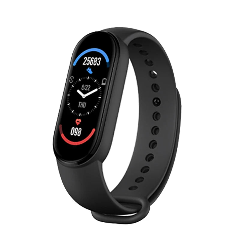 M6 Smart Fitness Watch | Waterproof Activity Tracker with Heart Rate & Blood Pressure Monitor, Sports Modes, Sleep Tracker & Smart Notifications