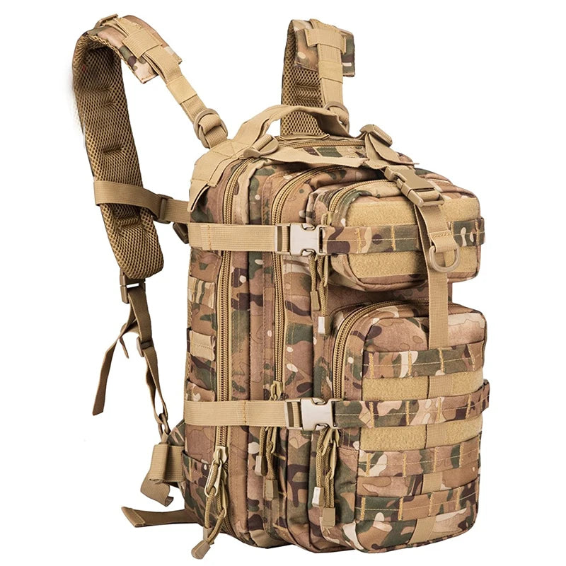 30L Tactical Backpack Military Daypack for Men Molle Assault Pack Bug Out Bag for Hiking Camping Travel Army Hunting Rucksack