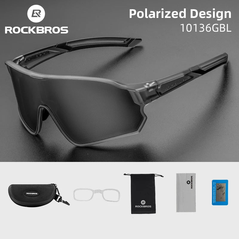ROCKBROS Ultra-Light UV400 Polarized Sport Sunglasses – Colorful Cycling & Outdoor Shades for Everyday Value