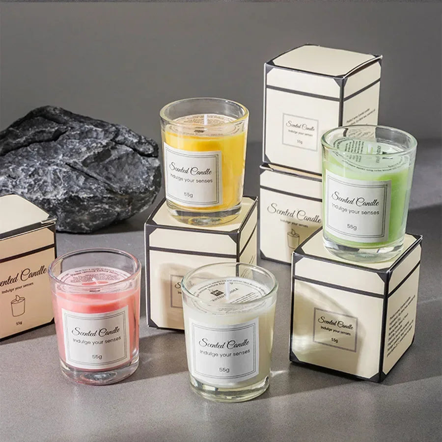 Candle Fragrance Atmosphere Companion Gift Hotel Clubhouse Smoke free Aromatherapy Candles