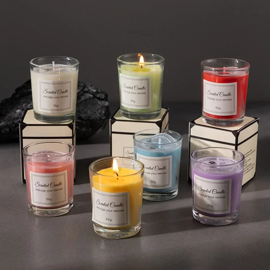 Candle Fragrance Atmosphere Companion Gift Hotel Clubhouse Smoke free Aromatherapy Candles