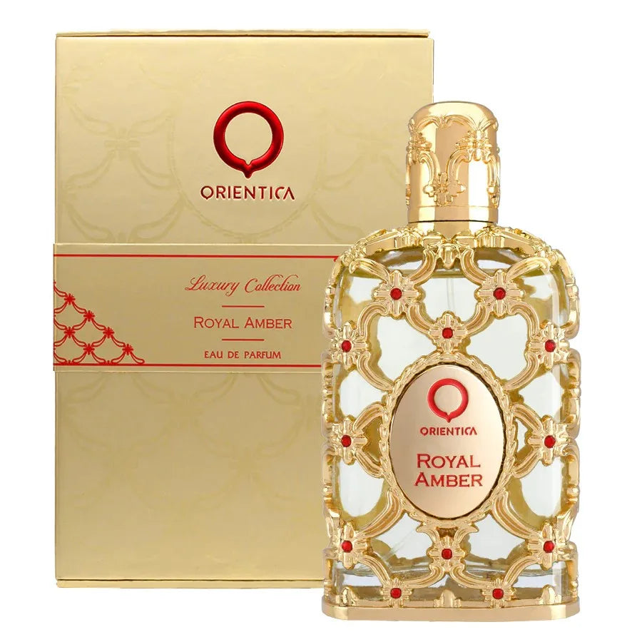 Orientica Royal Amber Rouge Oud Saffron Unisex Eau De Parfum – Long-Lasting Woody Rose Cologne