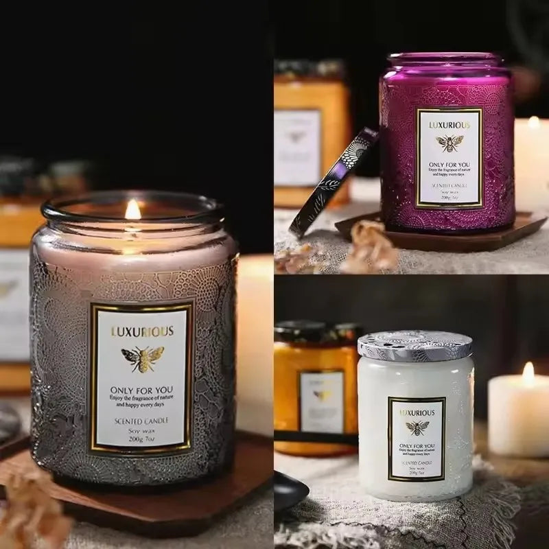 one Fragrant Candle Cans Room Decoration Soy Wax Smokeless Aroma Low Temperature Romantic Oil Fragrance Velas Birthday Candles