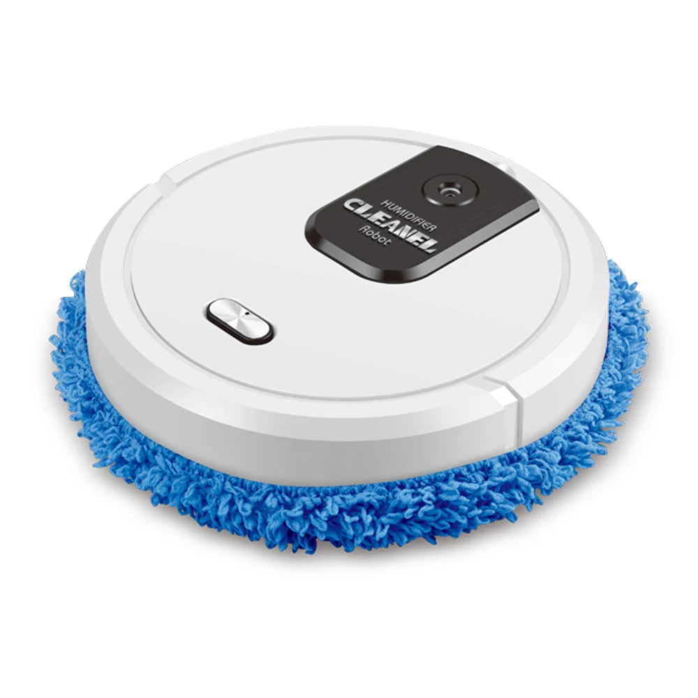 ✨ 3-in-1 Smart Robot Floor Cleaner – Mopping, Sweeping & Humidifying | USB Rechargeable Auto Dust Sweeper