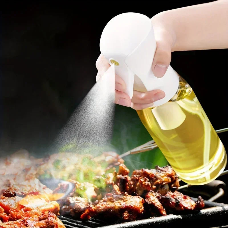 Premium Olive Oil Spray Bottle 200/300/500ml | Portable Kitchen Cooking Dispenser with Fan-Shaped Spray & Anti-Drip Design
