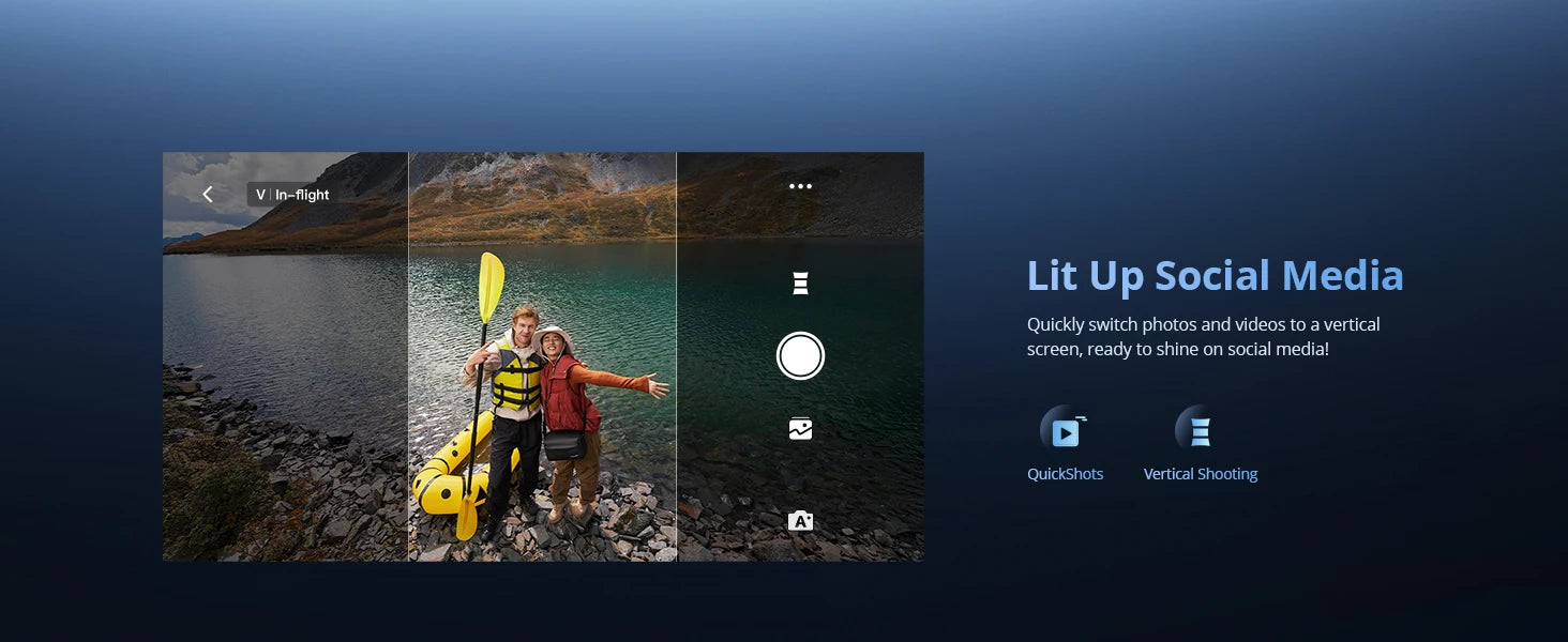 Potensic ATOM 2 Camera Drone, 4K HDR Video, 8K Photo, 3-Axis Gimbal,Under 249g, Vertical Shooting,10-KM, AI Night Shot, AI Track