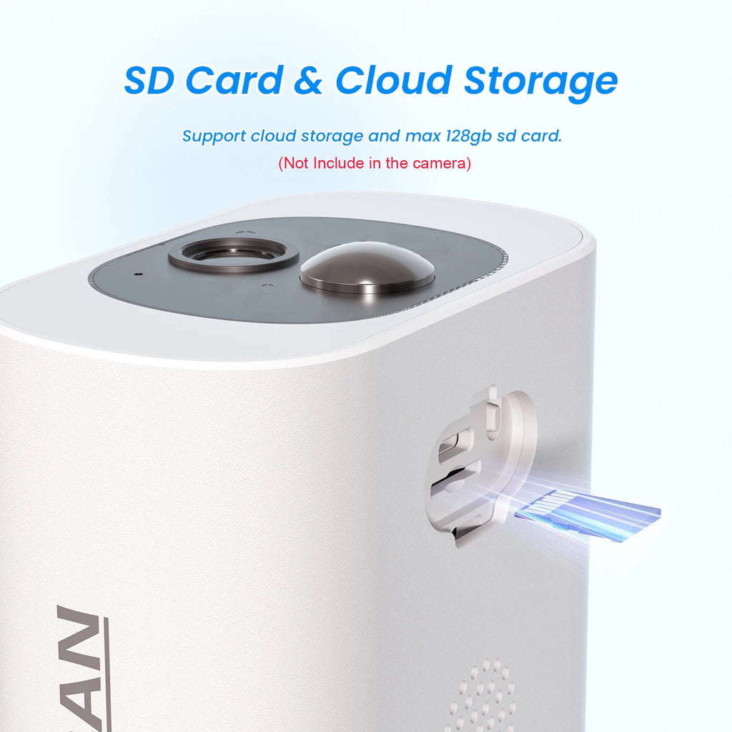 ✨ ANRAN C3 2K Solar-Powered Wireless Security Camera – 3MP Outdoor Smart Surveillance with Floodlight Color Night Vision & PIR Detection