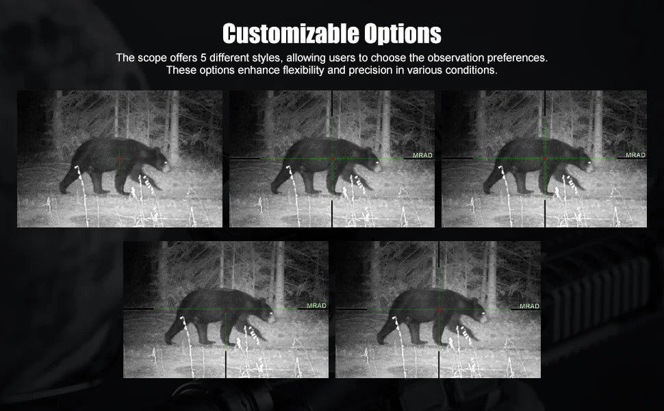 Kaalee GS515 Digital Night Vision Scope – 5–20X HD Day/Night Hunting Scope with 2560×1920 Resolution & IR Illuminator