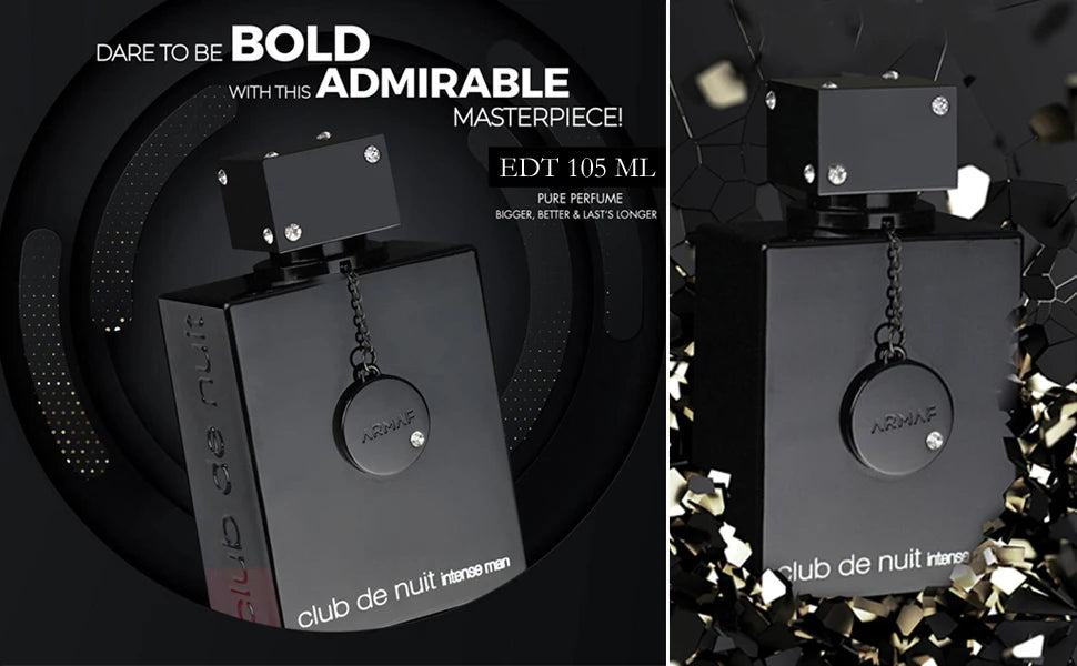 Armaf Club De Nuit Intense Man Eau De Toilette — 3.6 oz | Woody Spicy