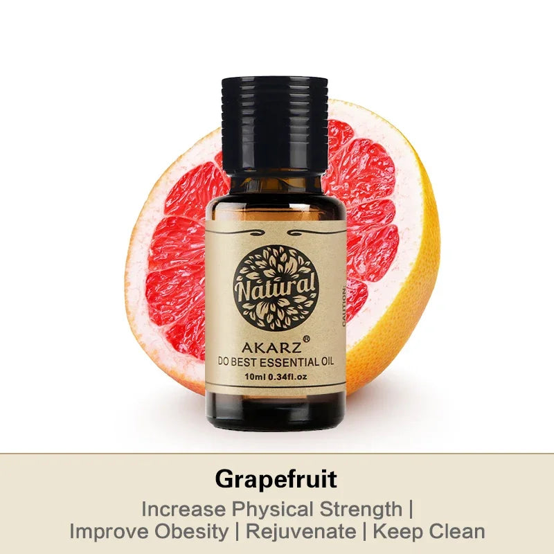 AKARZ Pure Grapefruit Essential Oil for Skin & Aromatherapy | Natural Obesity, Edema & Acne Treatment