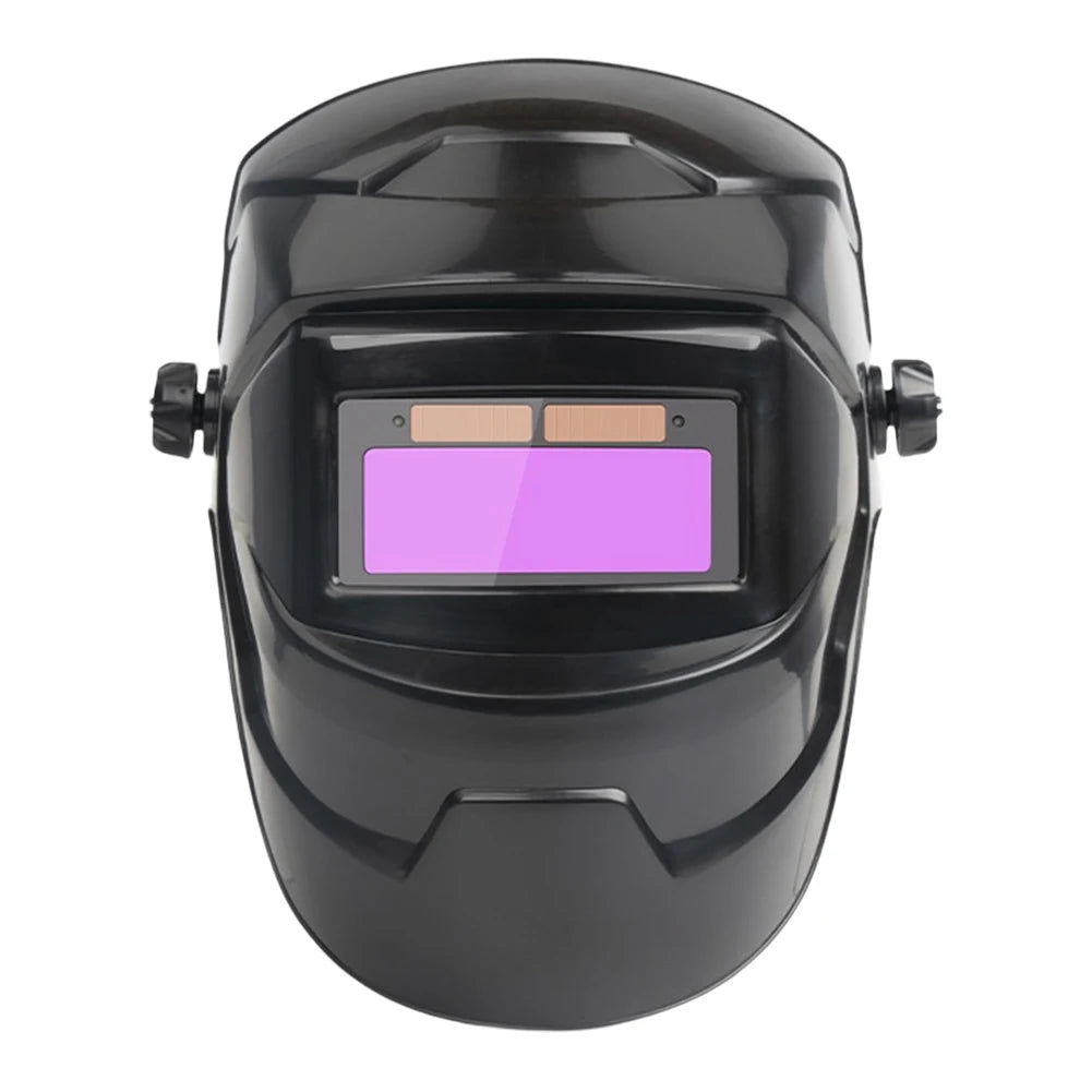 Auto-Darkening Welding Helmet Solar Powered True Color Welding Mask, High-Temperature Resistant Welding Facemask for ARC, MIG, TIG & Grinding